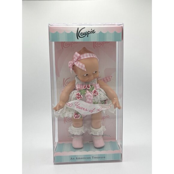 Vintage 2009 Kewpie Doll Celebrating 100 Years Anniversary RARE Pink NIB 8” - Picture 2 of 11